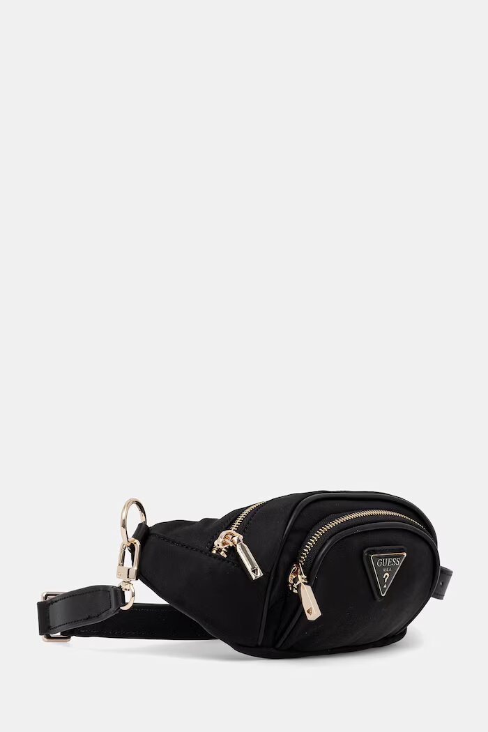 GUESS чанта за кръста дамска FOLLIE черна TWNN96 76080