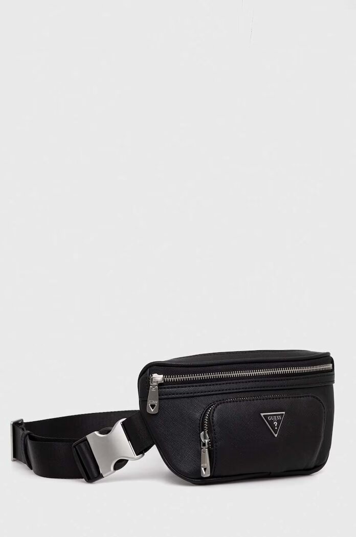 GUESS чанта за кръста мъжка черна HMECSA P3332