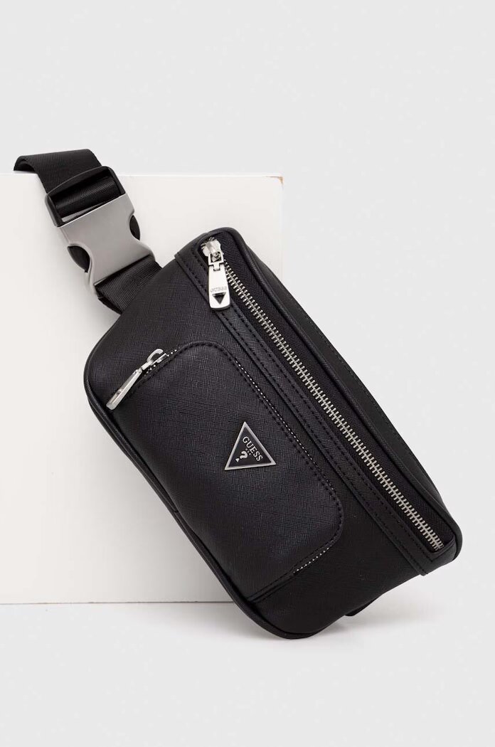 GUESS чанта за кръста мъжка черна HMECSA P3332