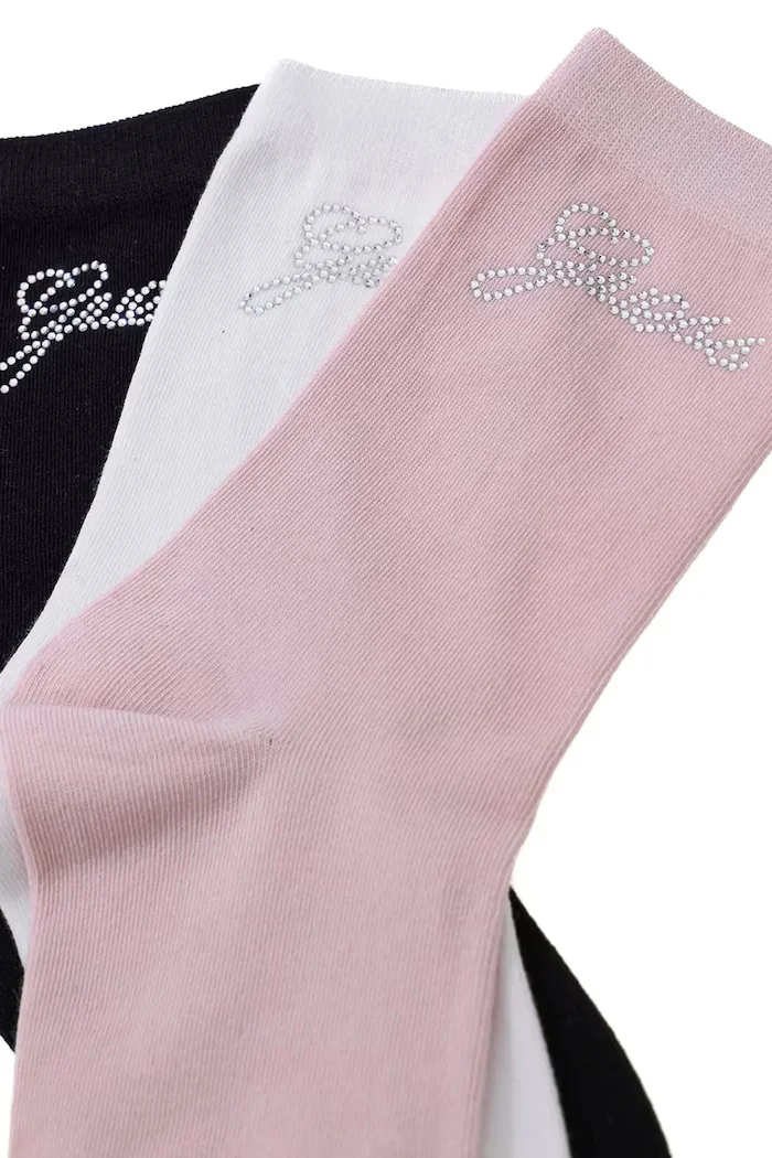 GUESS чорапи за деца 3 броя бели J6BZ49 Z1940