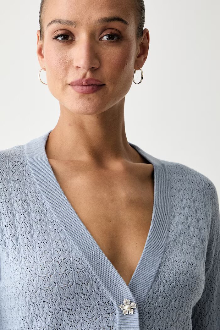 GUESS дамска жилетка с вискоза NINA синя W6YR14 Z0955