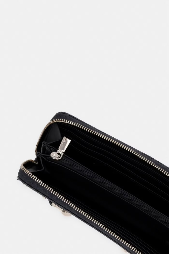 GUESS дамски портфейл от имитация на кожа LEONA сив SWSG99 17146