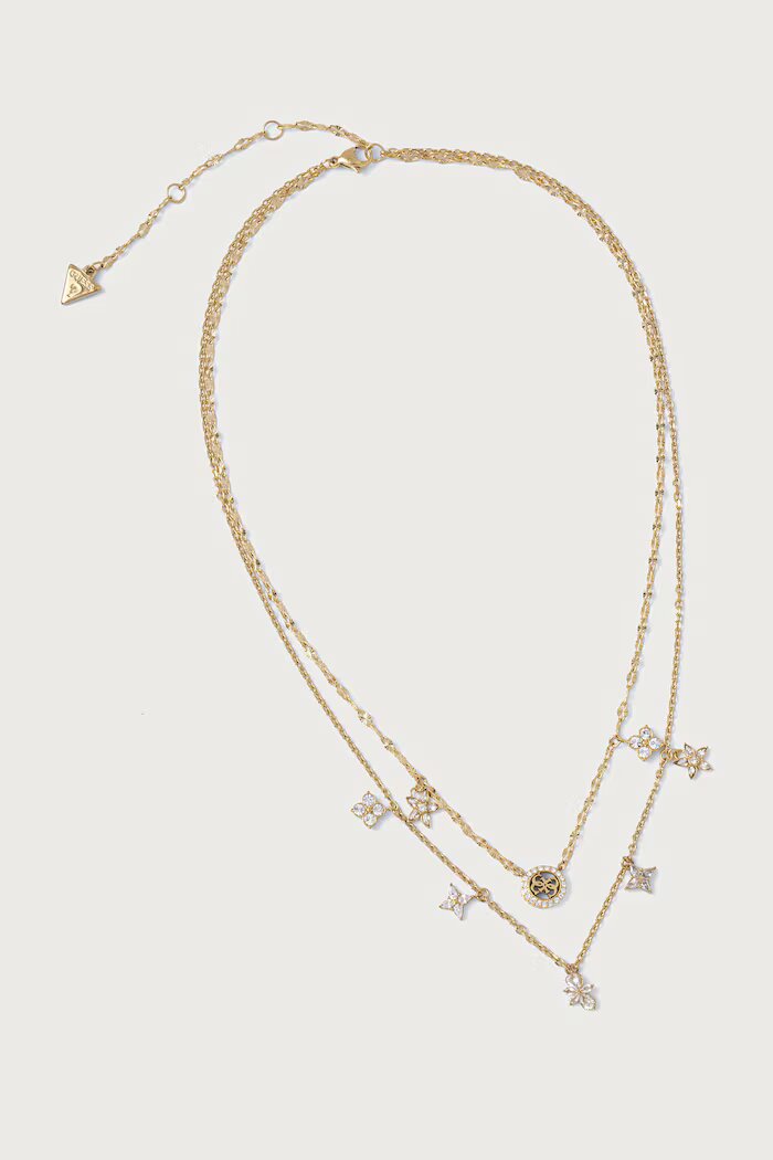 GUESS дамско колие от неръждаема стомана SECRET GARDEN JUBN06 028JW