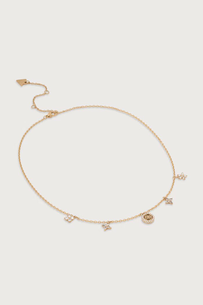 GUESS дамско колие от неръждаема стомана SECRET GARDEN JUBN06 032JW