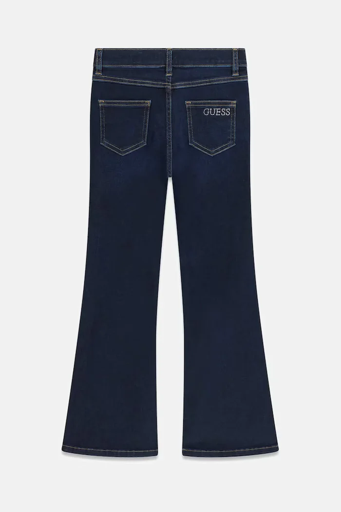 GUESS дънки flare за деца сини J6BA08 D2206