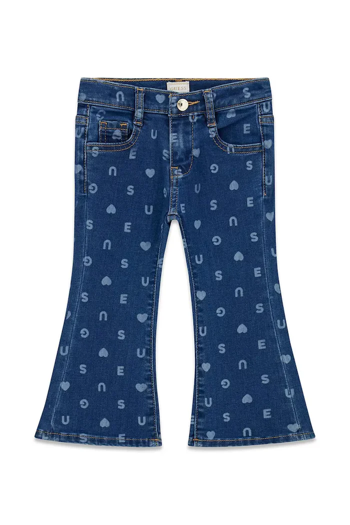 GUESS дънки flare за деца сини K6YA04 D1154