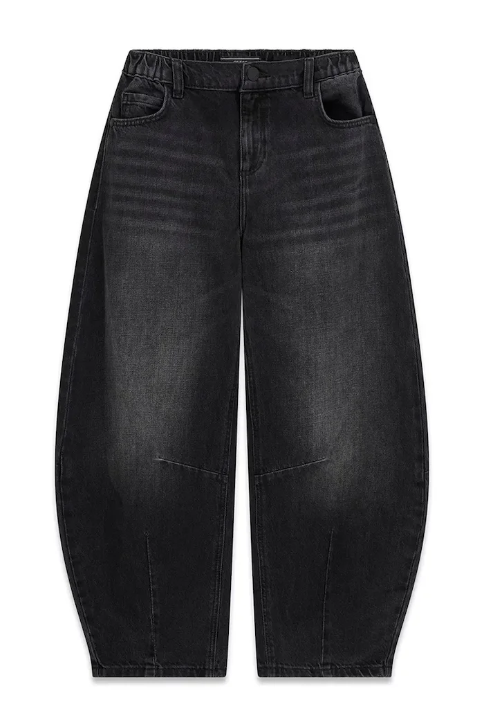 GUESS дънки relaxed fit за деца черни L6BA15 D2231