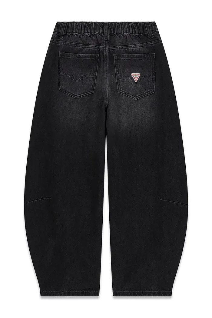 GUESS дънки relaxed fit за деца черни L6BA15 D2231