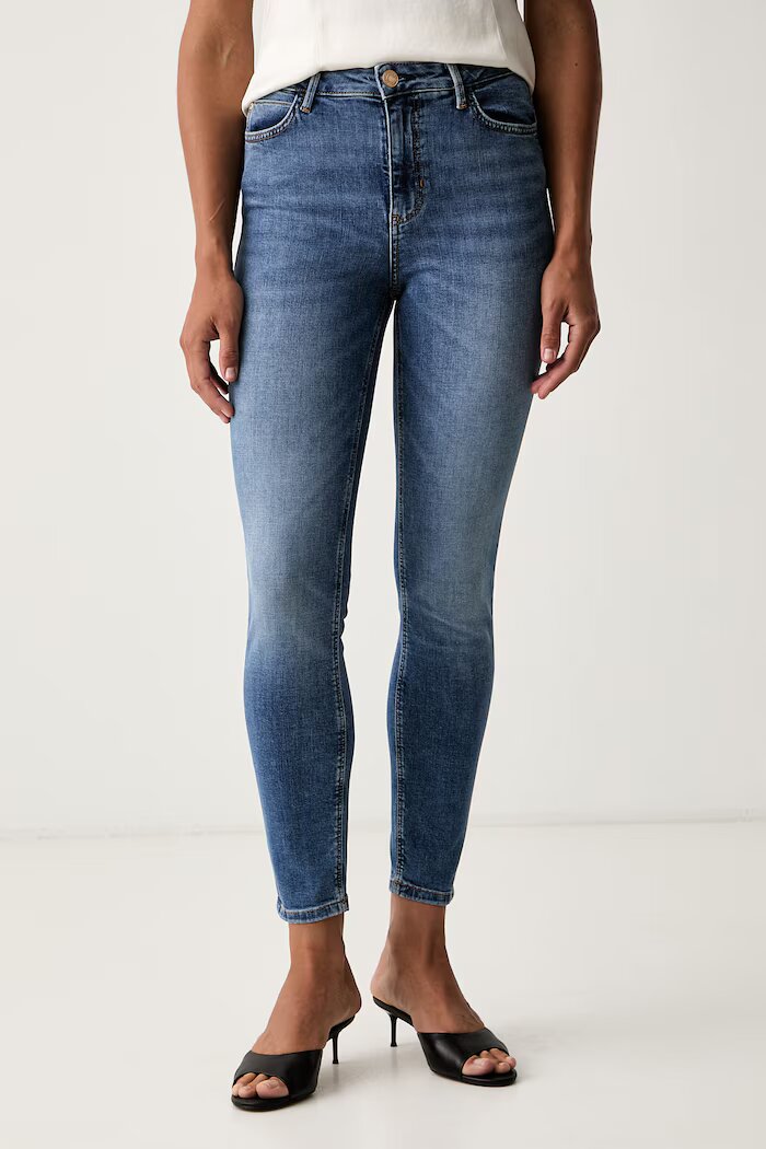 GUESS дънки skinny дамски 1981 SKINNY сини W6YA46 D1538