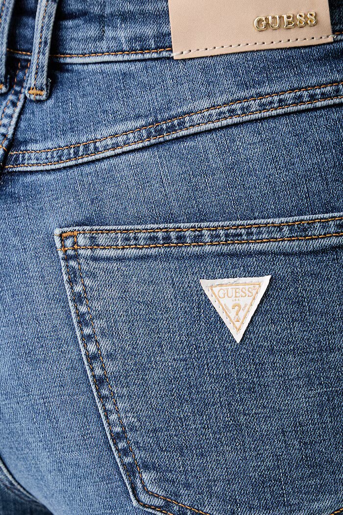 GUESS дънки skinny дамски 1981 SKINNY сини W6YA46 D1538