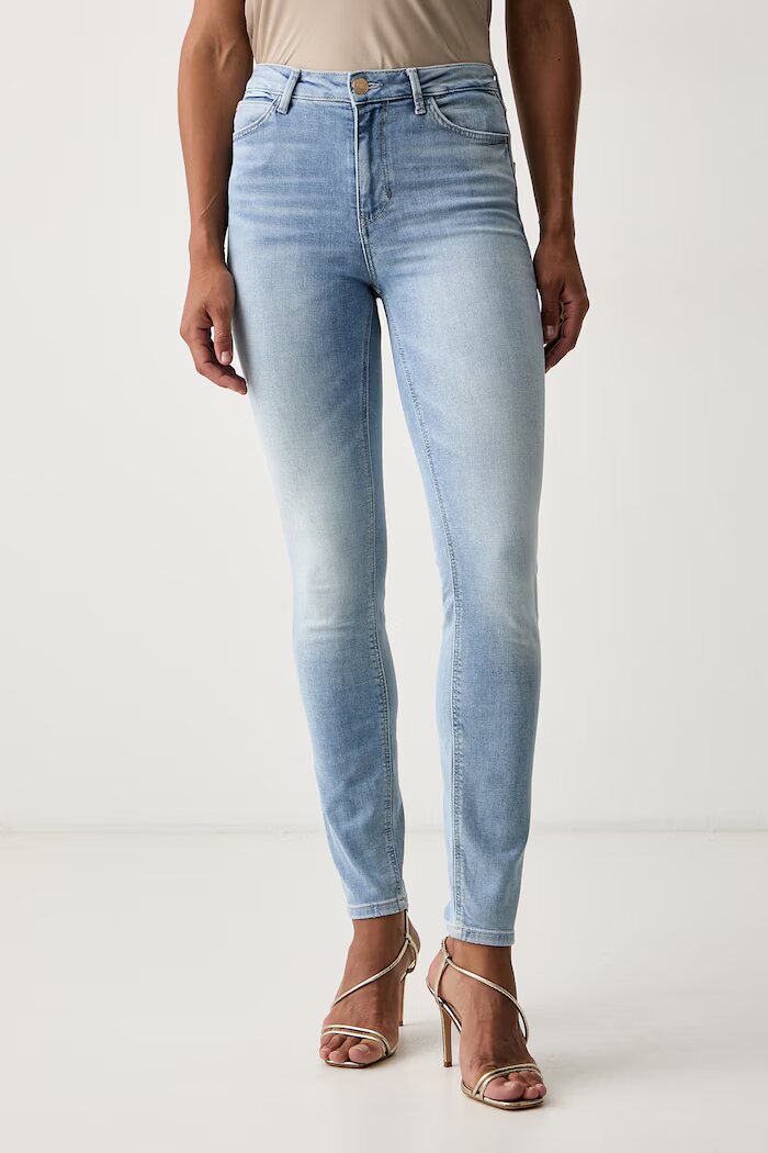 GUESS дънки skinny дамски 1981 SKINNY сини W6YA46 D1539