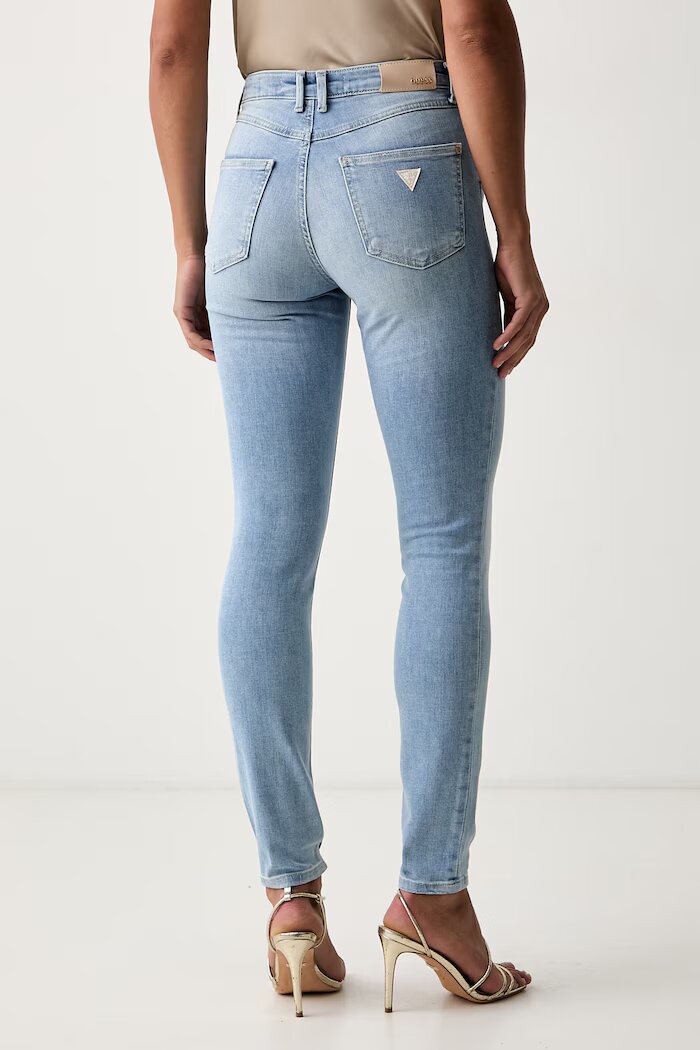 GUESS дънки skinny дамски 1981 SKINNY сини W6YA46 D1539