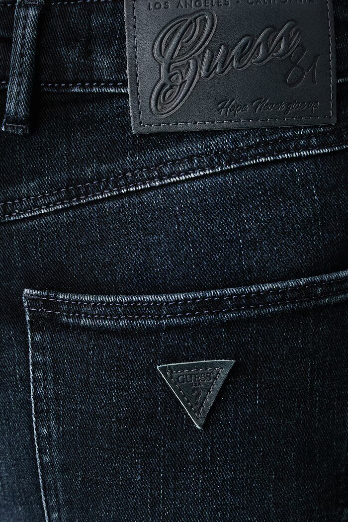 GUESS дънки skinny дамски 1981 SKINNY тъмносини W6BA46 D2077