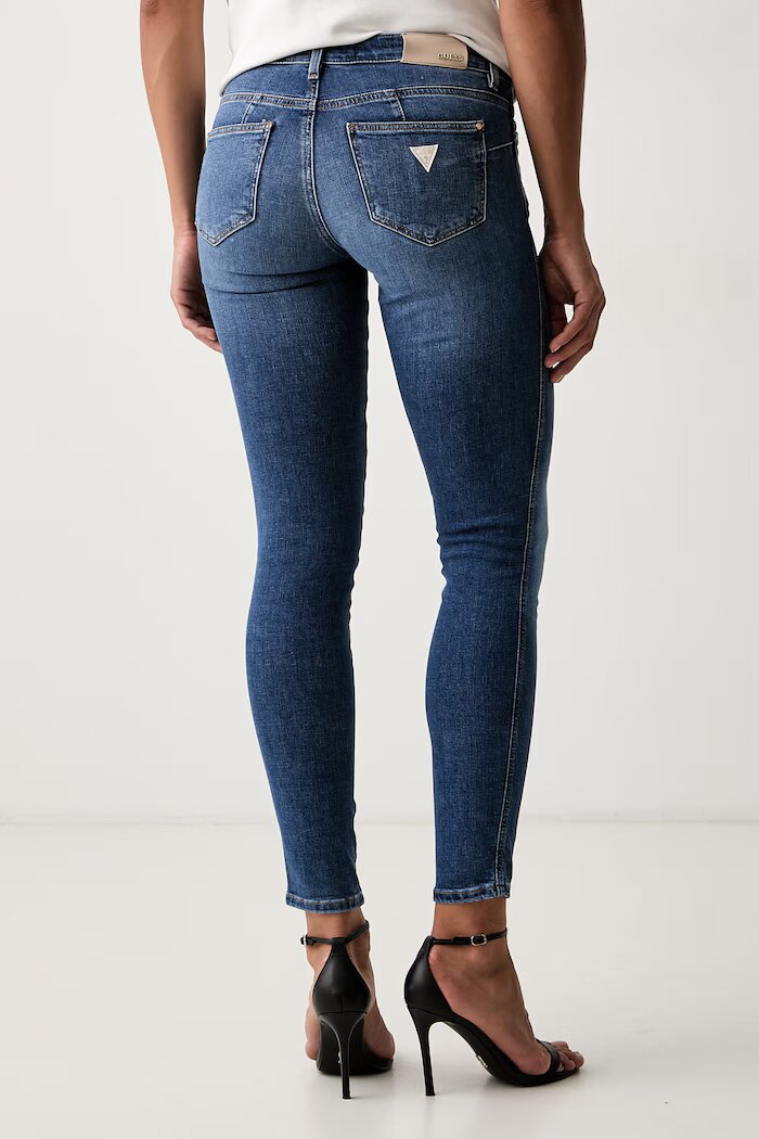 GUESS дънки skinny дамски CURVE X сини W6YAJ2 D1583