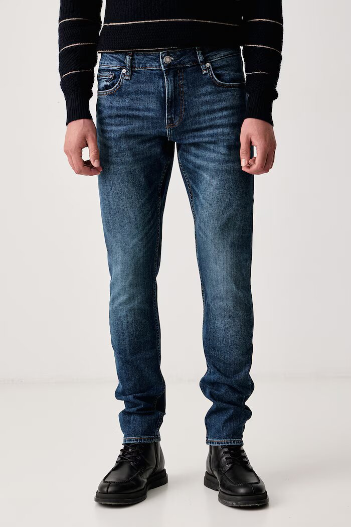 GUESS дънки skinny мъжки MIAMI тъмносини M6YAN1 D1474