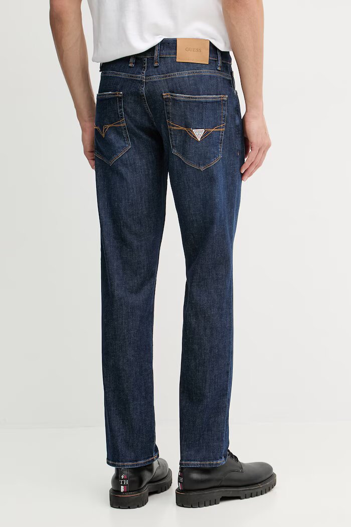 GUESS дънки slim fit мъжки ANGELS тъмносини M6GAN2 D0747