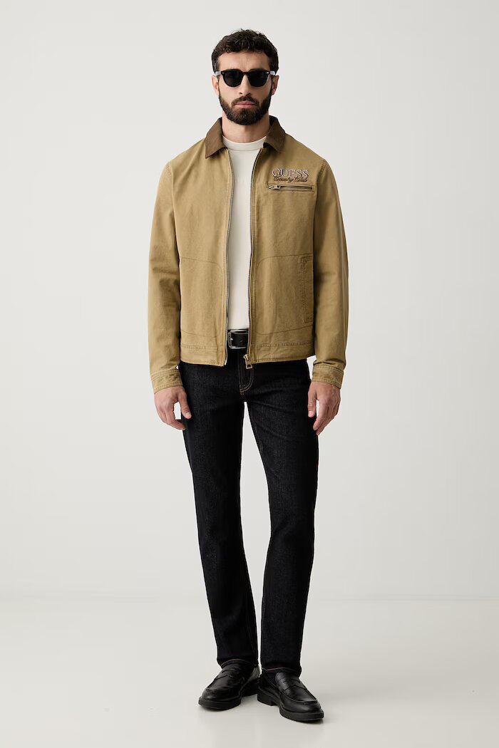 GUESS дънки slim fit мъжки ANGELS тъмносини M6YAN2 D1472