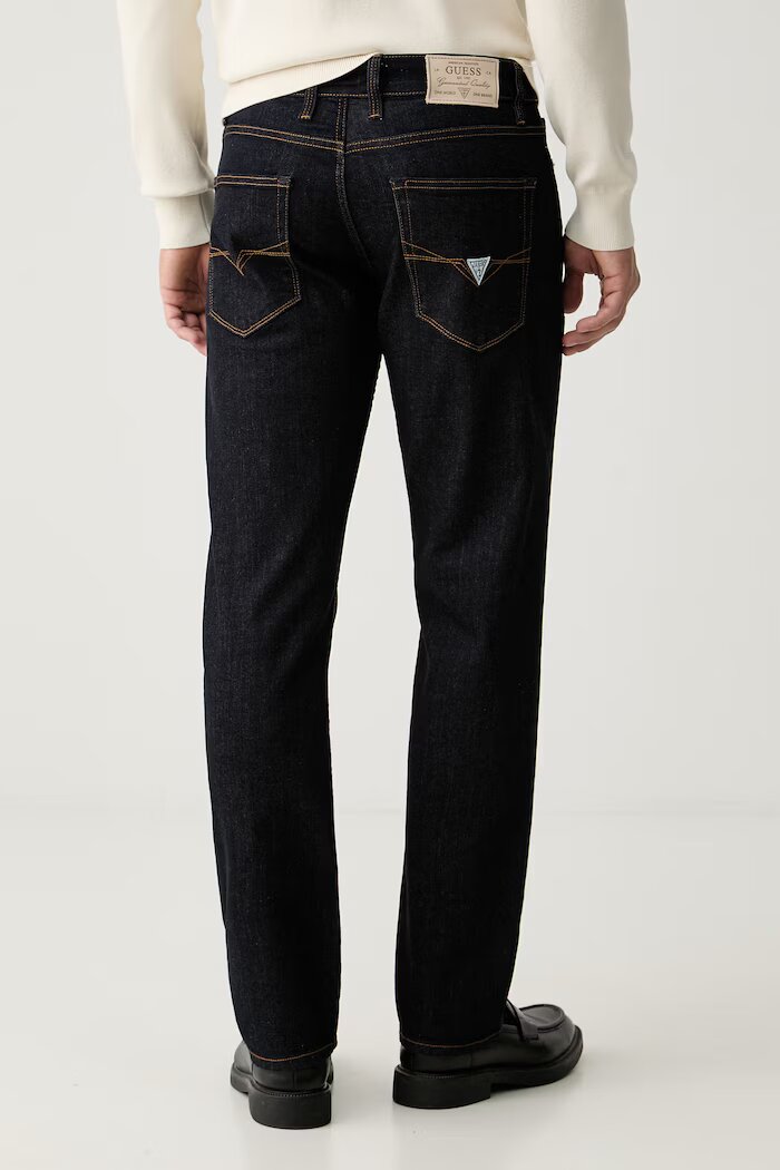 GUESS дънки slim fit мъжки ANGELS тъмносини M6YAN2 D1472