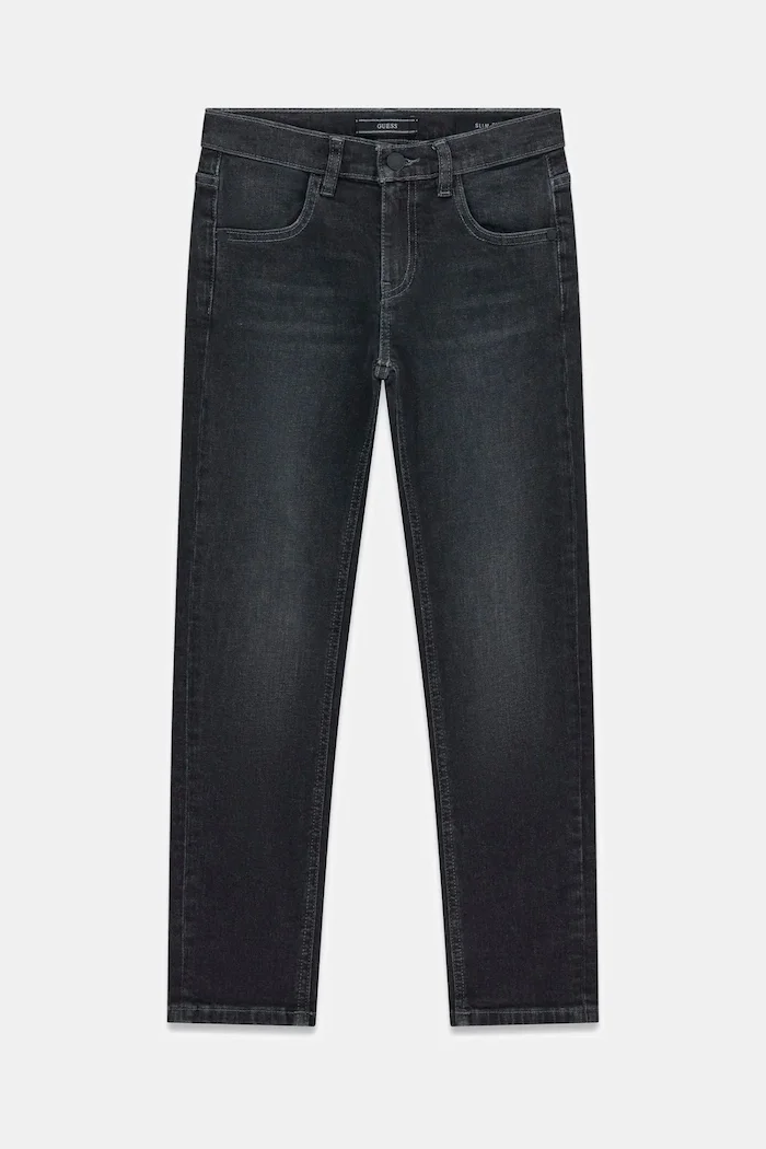 GUESS дънки slim fit за деца черни L6BA02 D2183