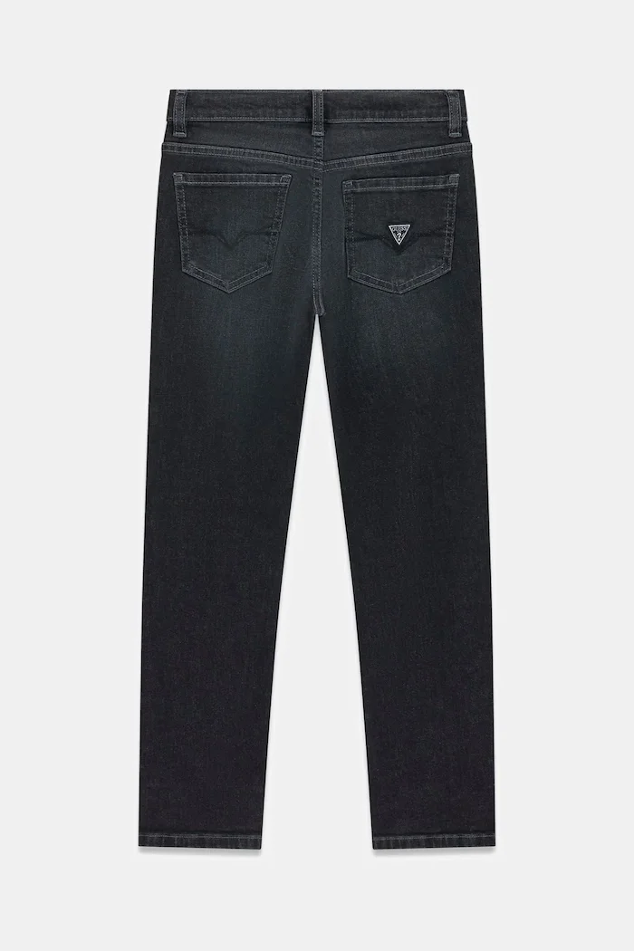 GUESS дънки slim fit за деца черни L6BA02 D2183