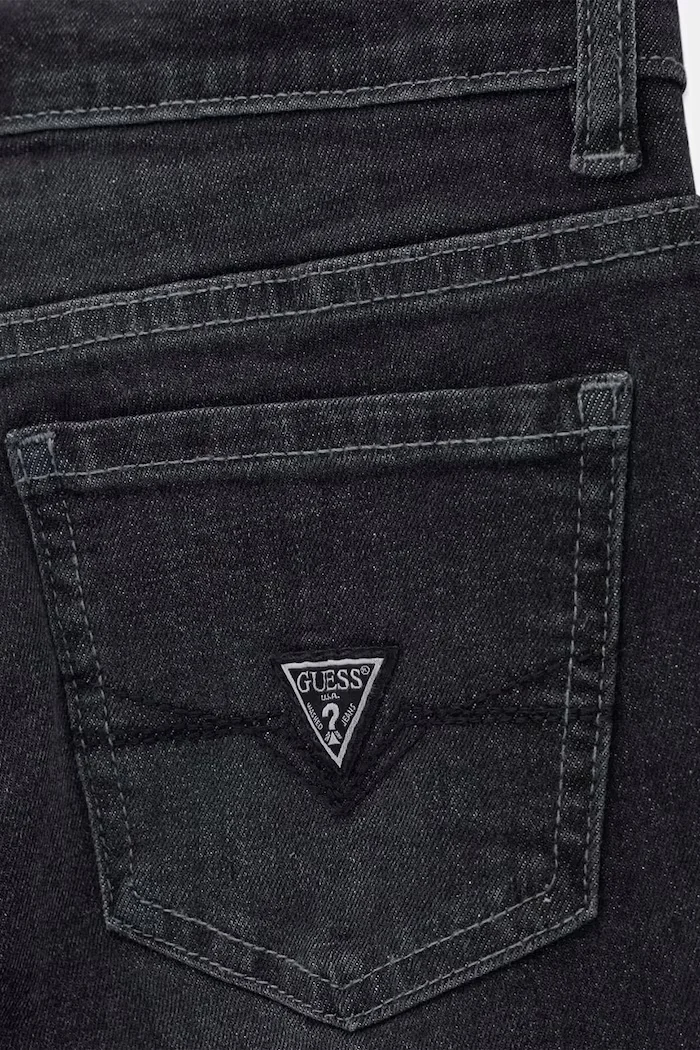 GUESS дънки slim fit за деца черни L6BA02 D2183