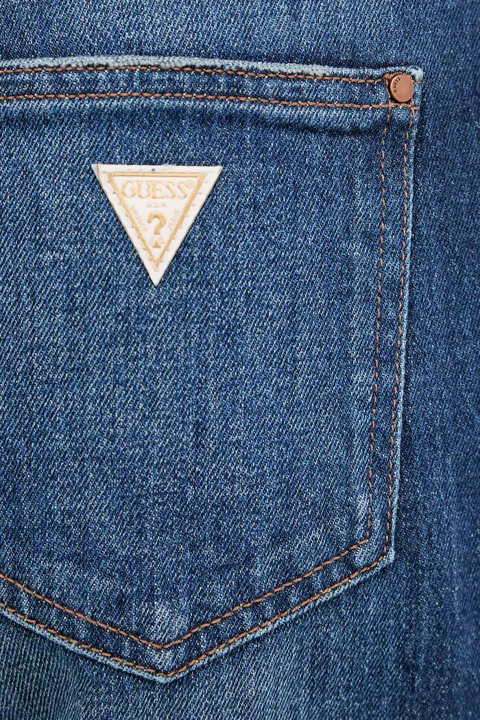 GUESS дънки straight дамски тъмносини W6RA33 D6831