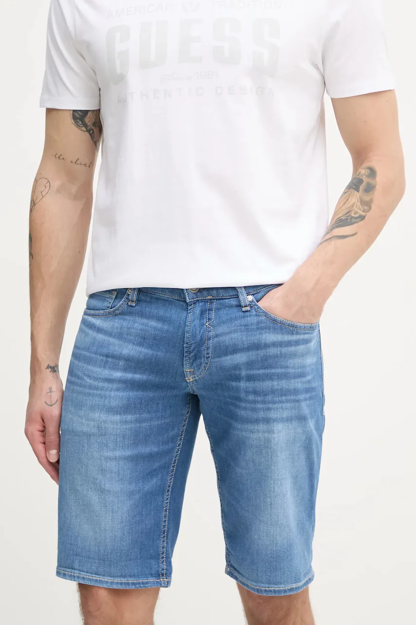 GUESS Дънков къс панталон SONNY