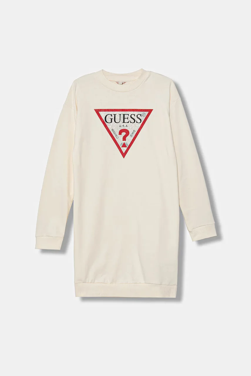 GUESS Детска памучна рокля