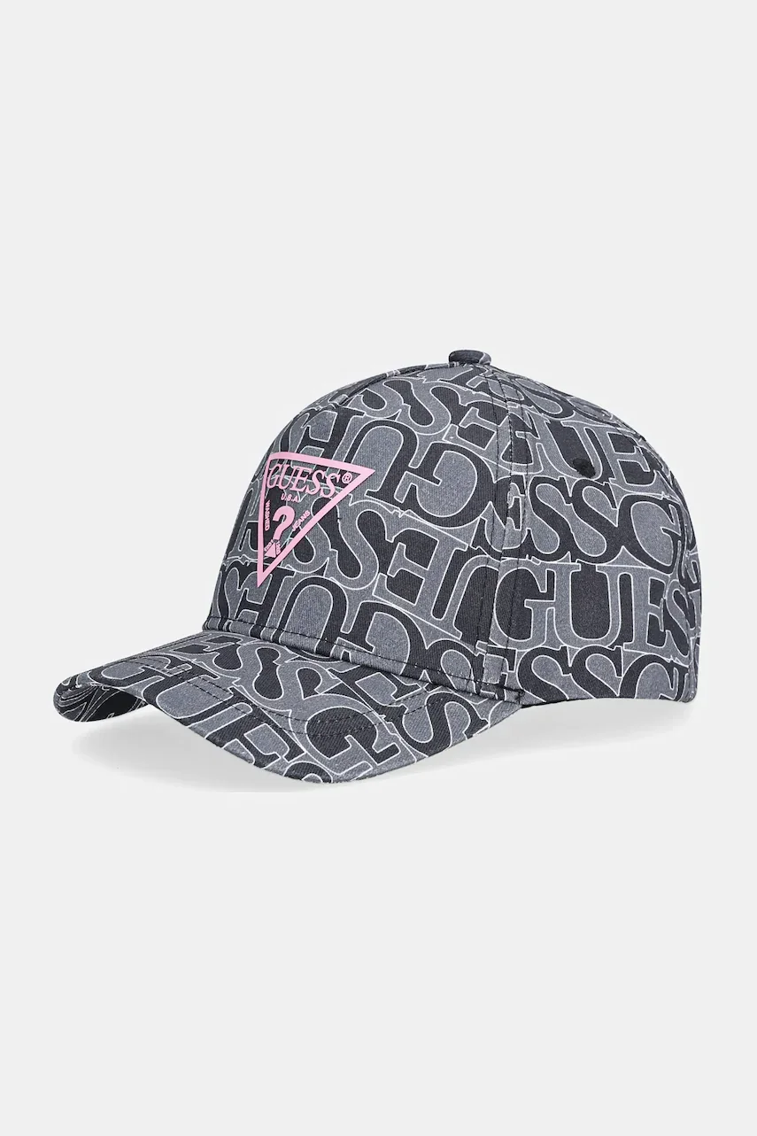 GUESS Детска памучна шапка с козирка