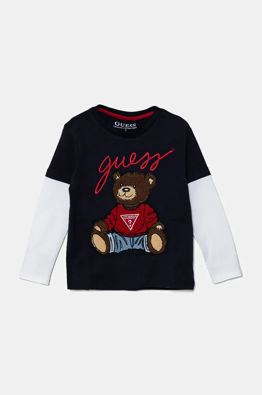 GUESS Детска памучна тениска