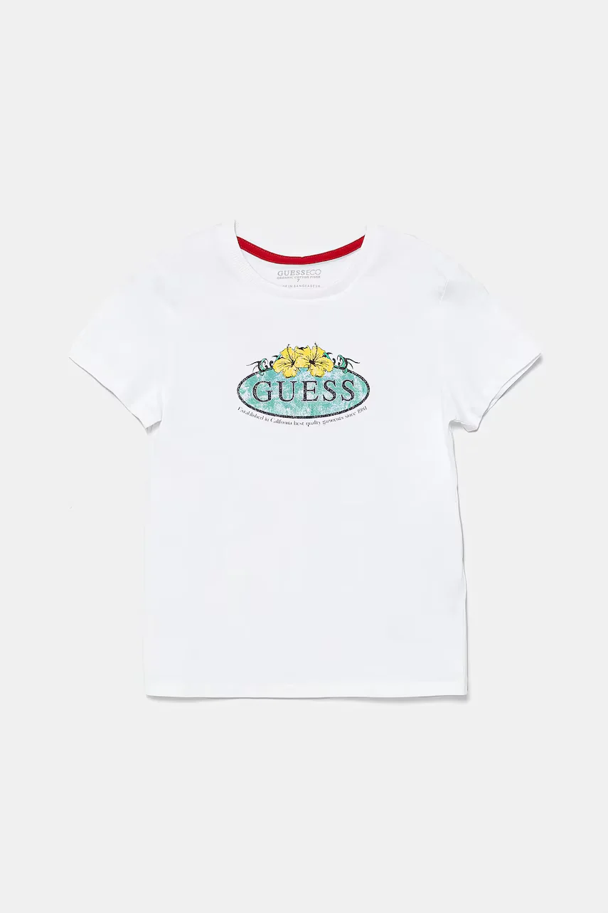 GUESS Детска памучна тениска