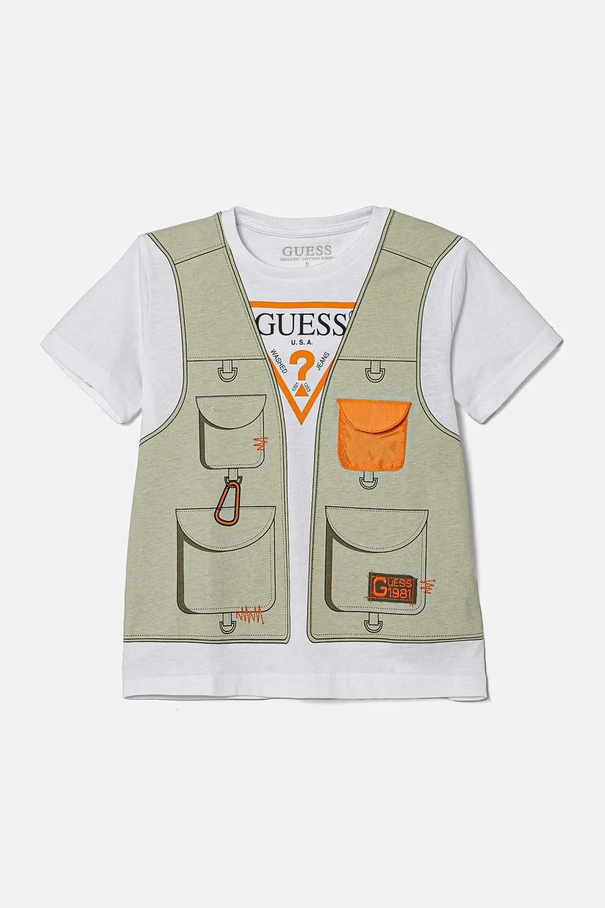 GUESS Детска памучна тениска
