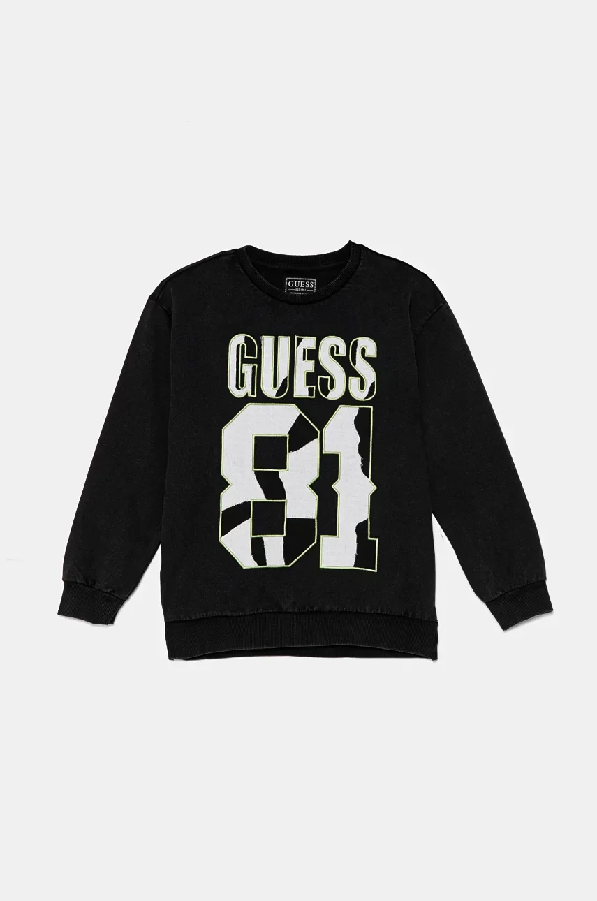 GUESS Детски памучен суичър