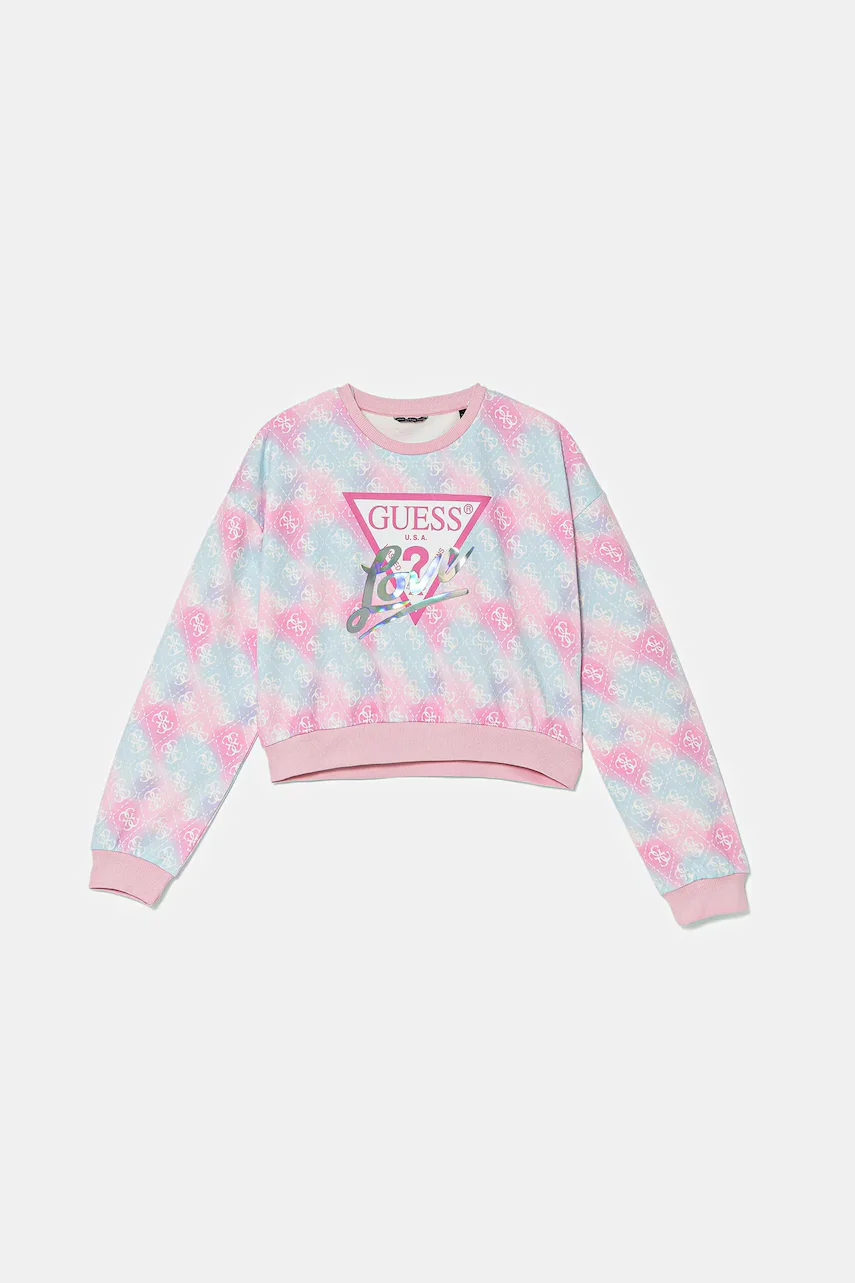 GUESS Детски памучен суичър