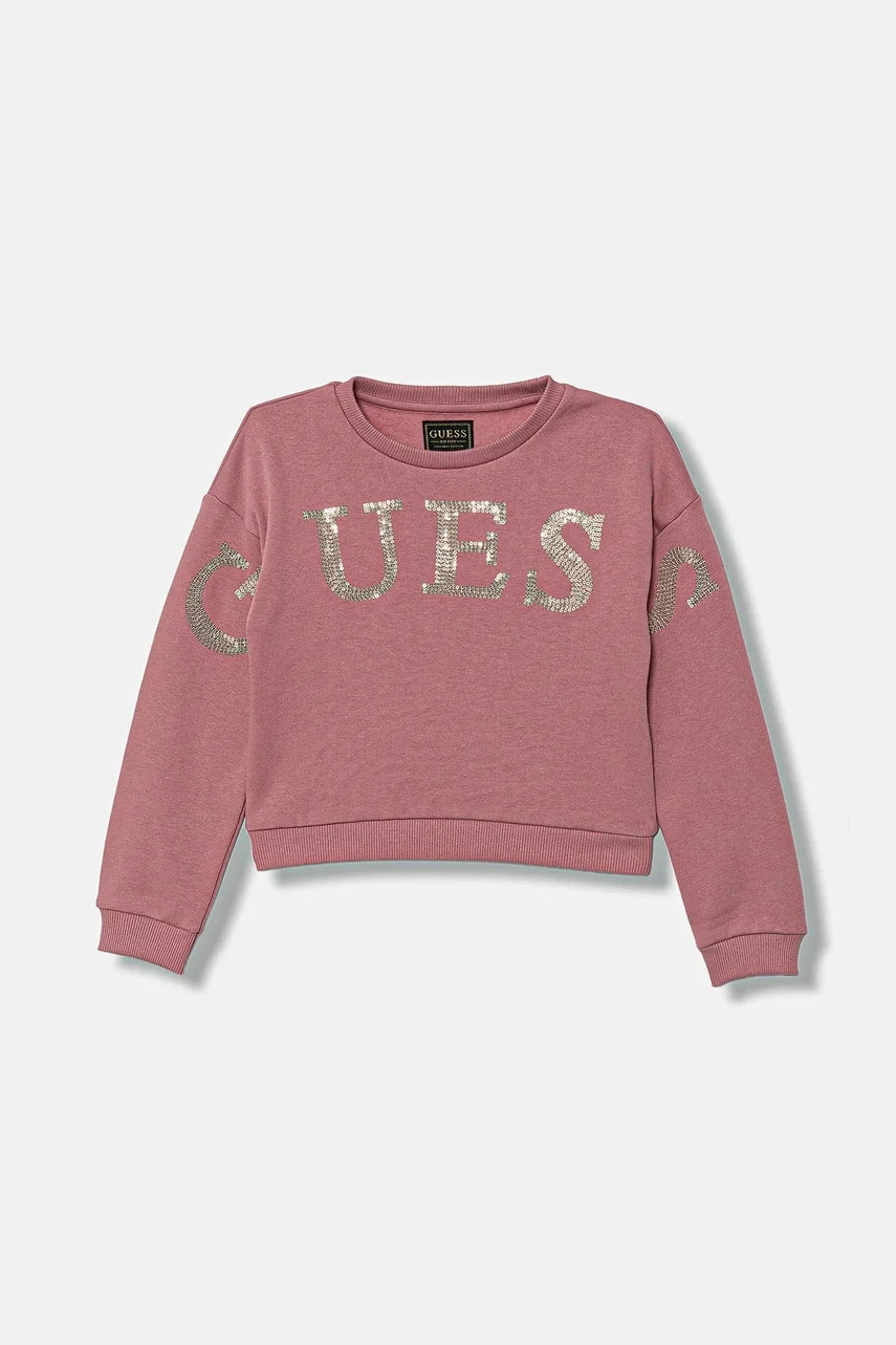 GUESS Детски памучен суичър