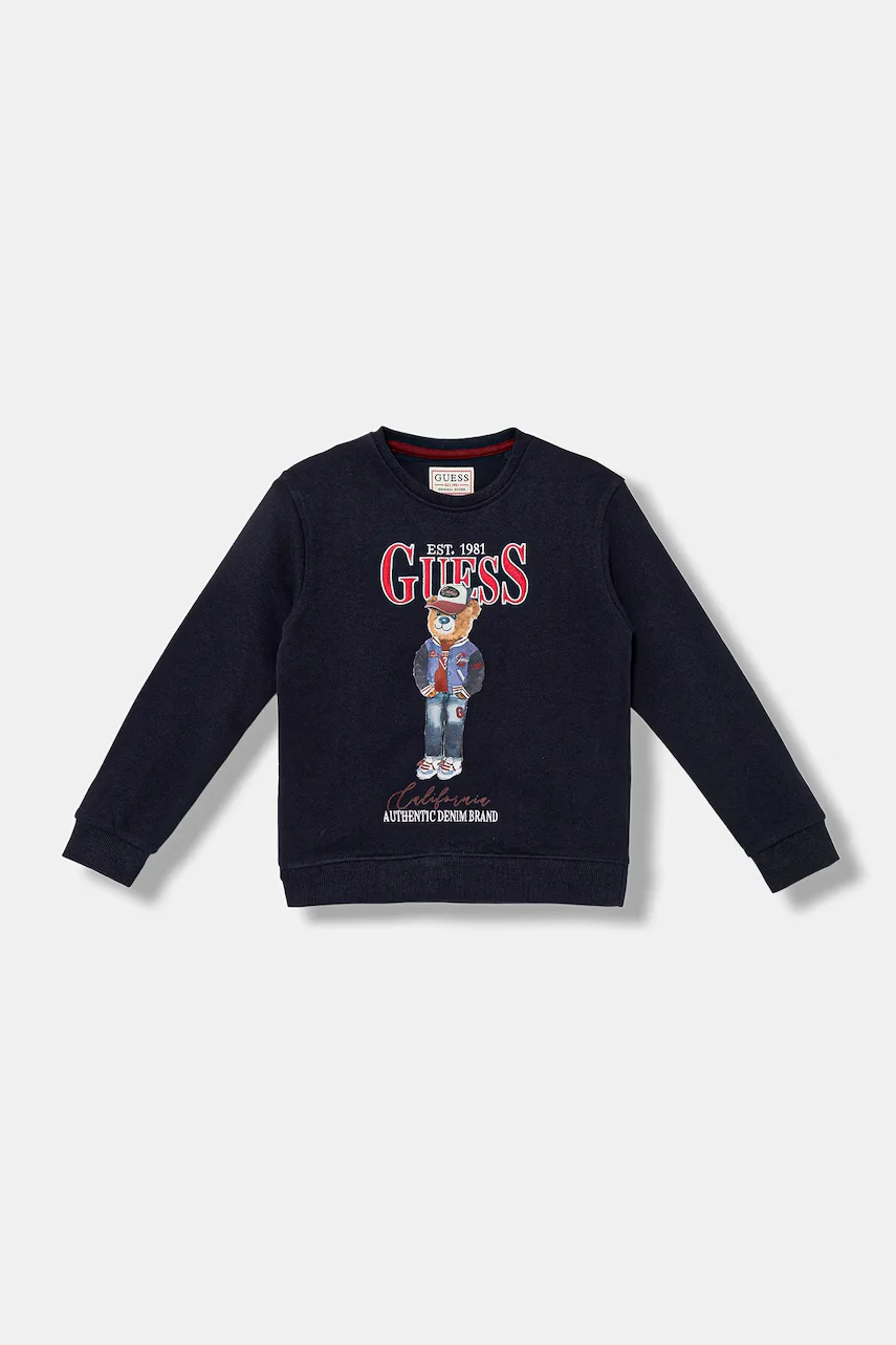 GUESS Детски памучен суичър