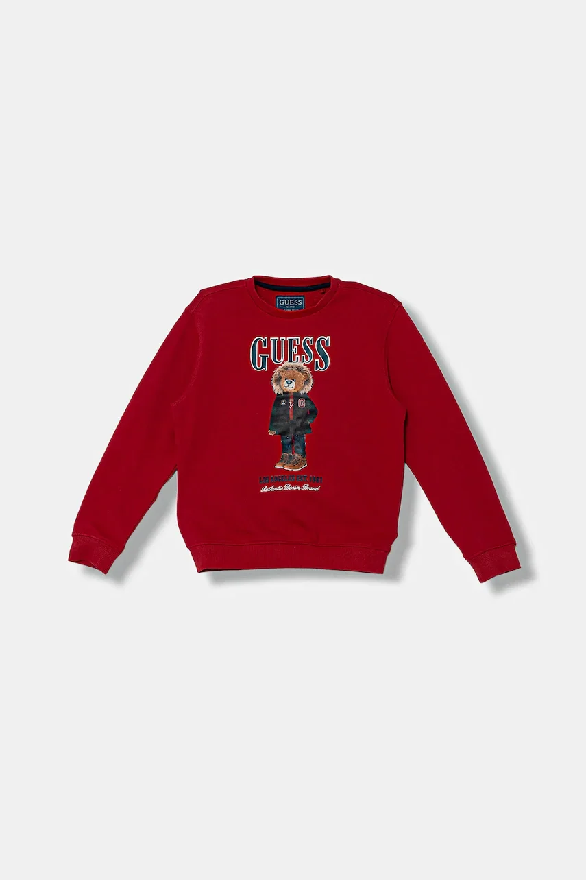 GUESS Детски памучен суичър