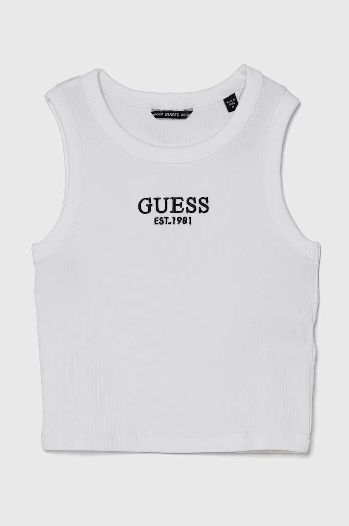 GUESS Детски топ в бяло J4YI16 KBZP4
