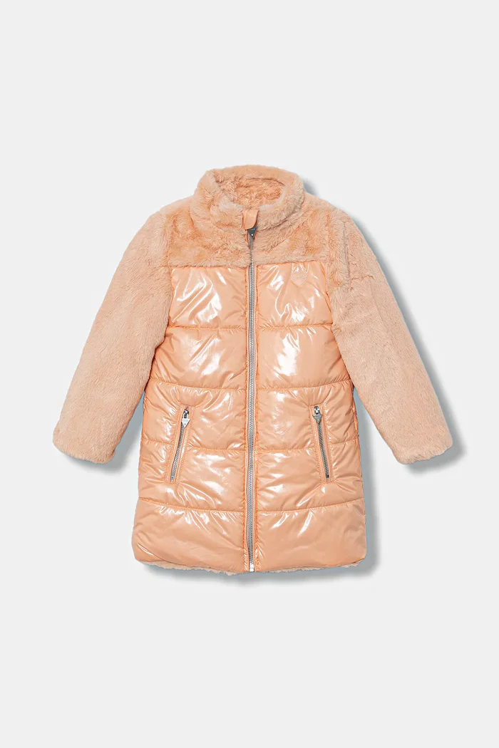 GUESS Детско яке с две лица в оранжево K5BL08 WGL60