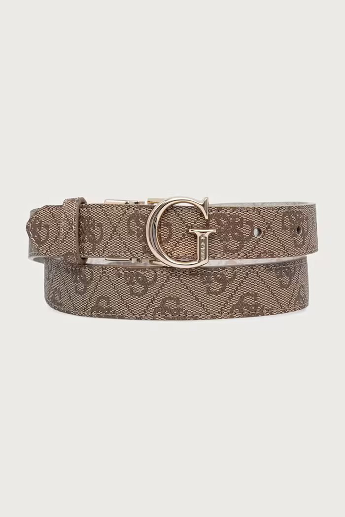 GUESS двустранен колан дамски LINDSEY бежов BW9456 P6325