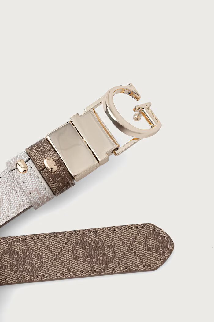 GUESS двустранен колан дамски LINDSEY бежов BW9456 P6325