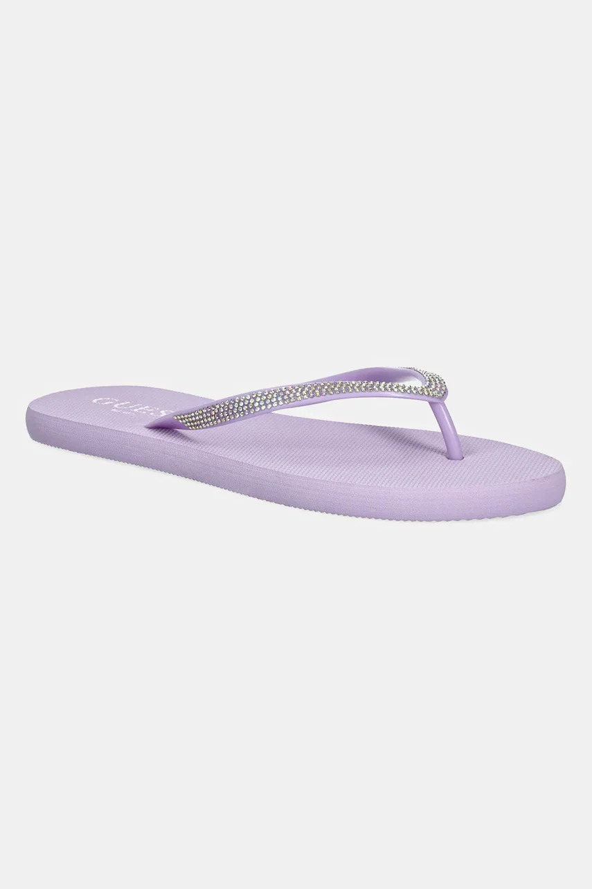 GUESS Джапанки FLIP FLOP RHINESTONE