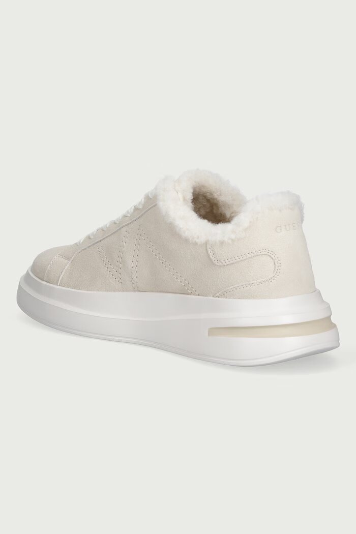 GUESS ELBA маратонки мъжки от велур бежови FMFEAL LEM12