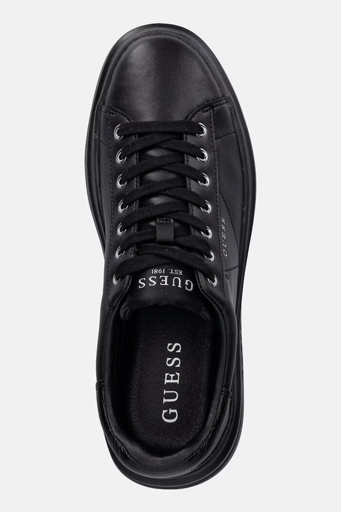 GUESS ELBA6 маратонки мъжки от кожа черни FMTEL4 LEA12