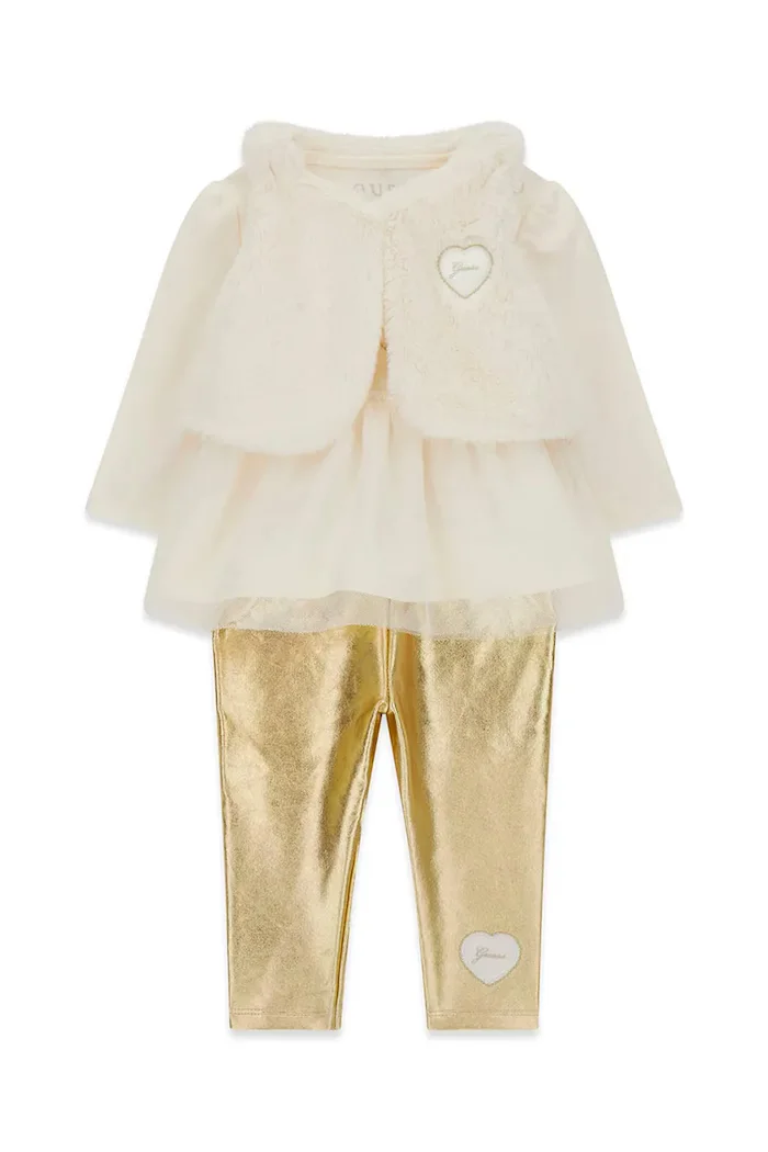 GUESS ежедневен комплект за бебе бежов A6BG04 W4044