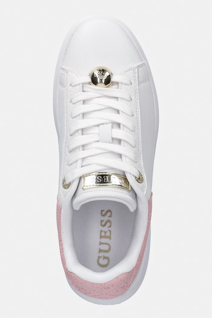 GUESS FIREUP маратонки дамски от кожа бели FLTFRE LEA12