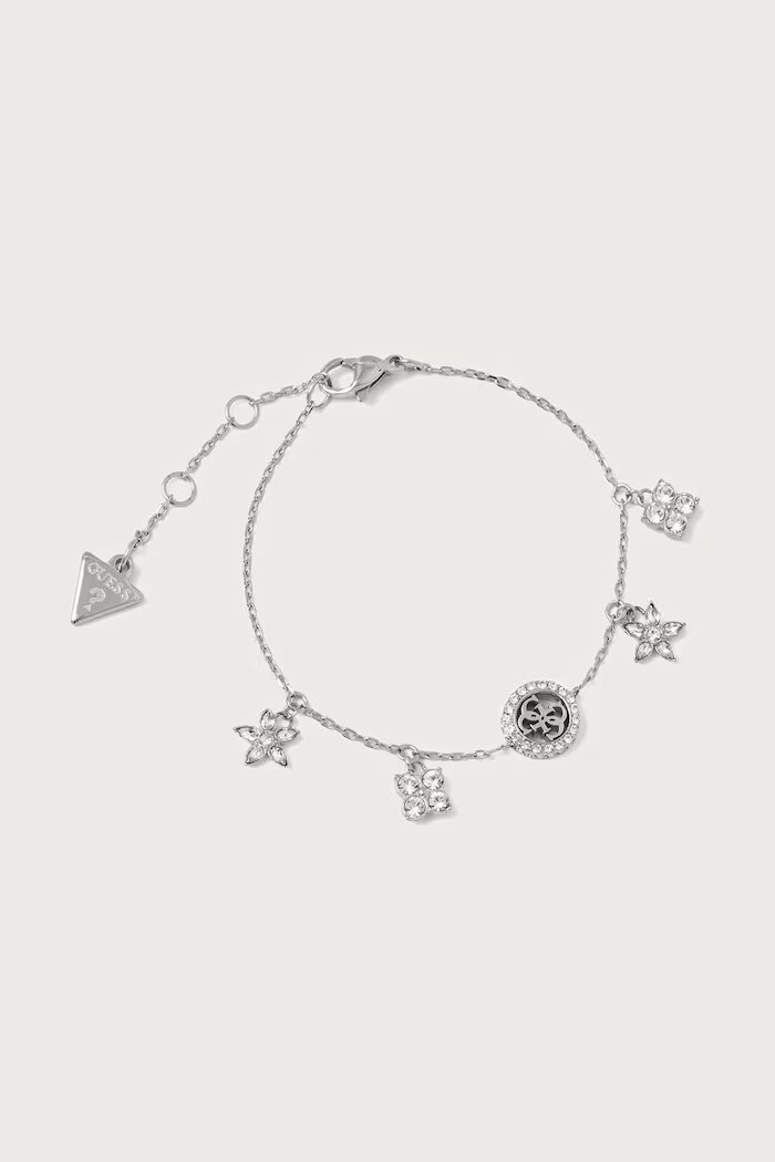 GUESS гривна дамска от неръждаема стомана с циркон SECRET GARDEN JUBB06 033JW