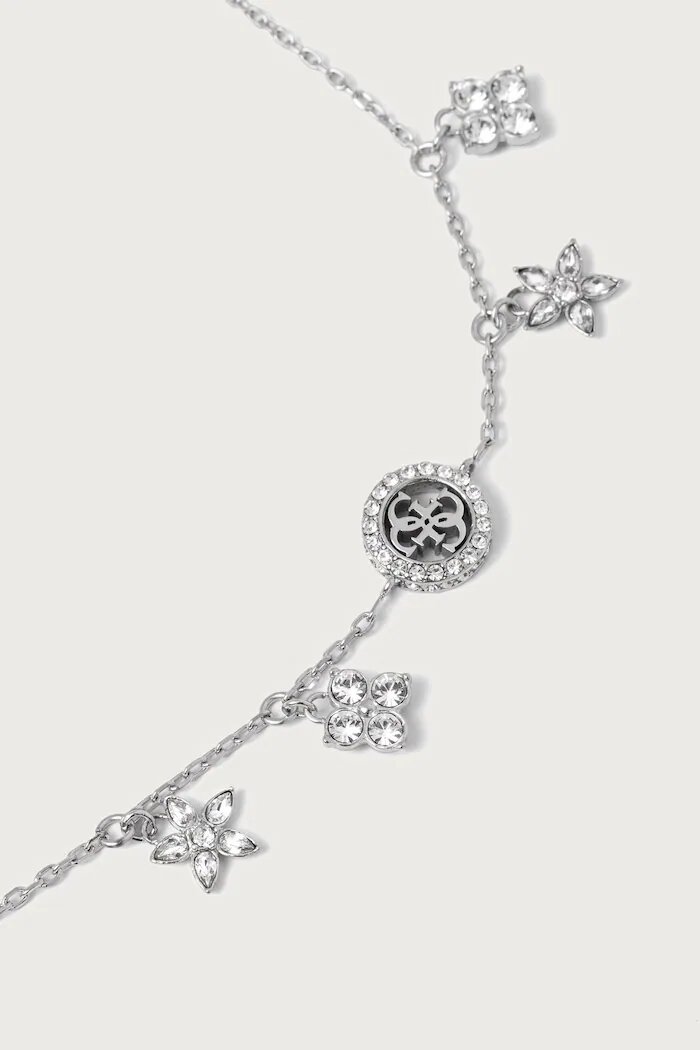 GUESS гривна дамска от неръждаема стомана с циркон SECRET GARDEN JUBB06 033JW