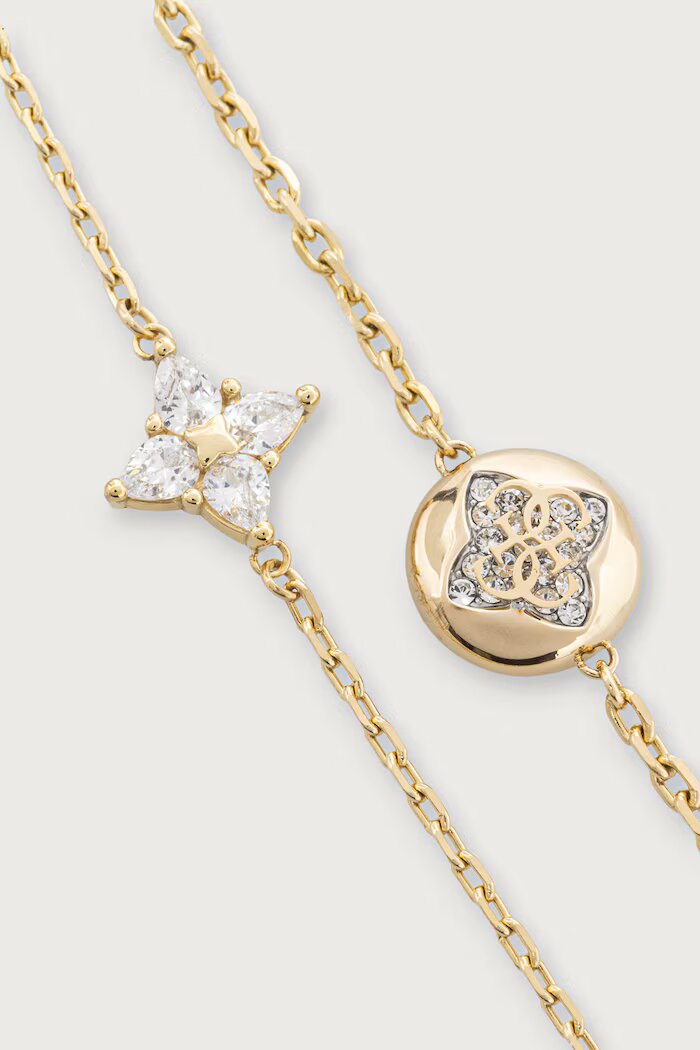 GUESS гривна дамска от неръждаема стомана SPINNING BLOOM JUBB06.469JW