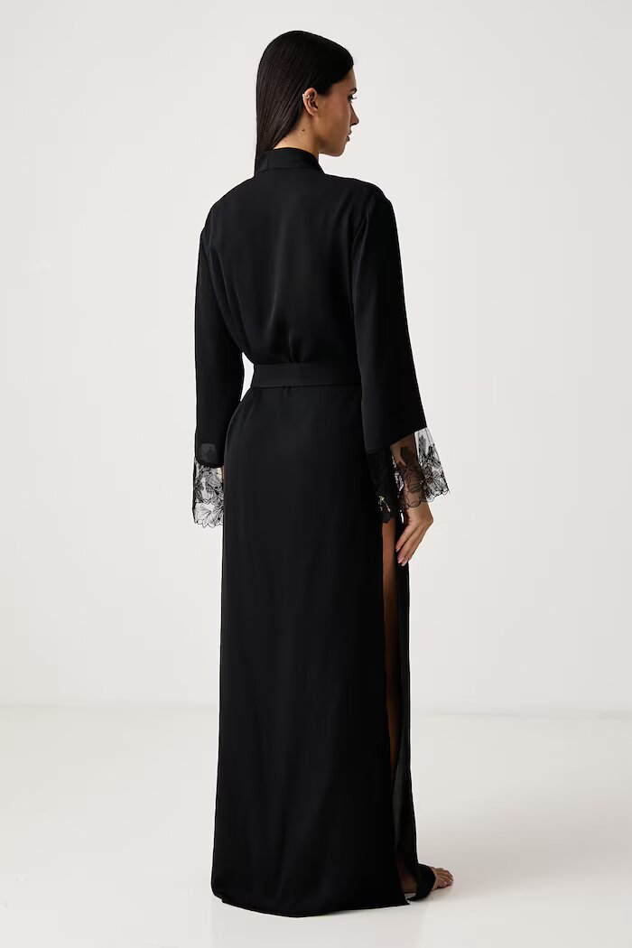 GUESS халат дамски ADELE черен O6BK01 W3476